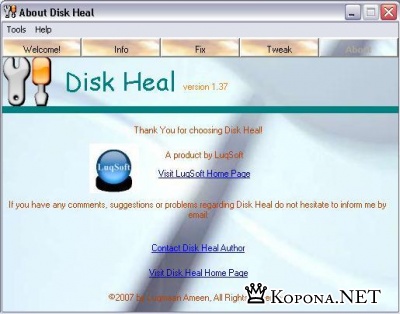 Disk Heal 1.47
