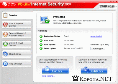 Trend Micro Internet Security Pro 2008 v16.05.1015 x64