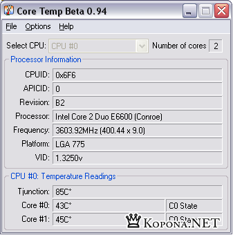 Core Temp 0.97