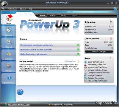Ashampoo PowerUp v3.10