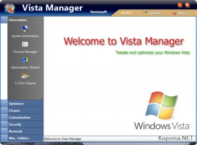 Yamicsoft Vista Manager v2.0.1