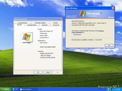 Microsoft Windows XP Service Pack 3 Build 5512 Final - . 
