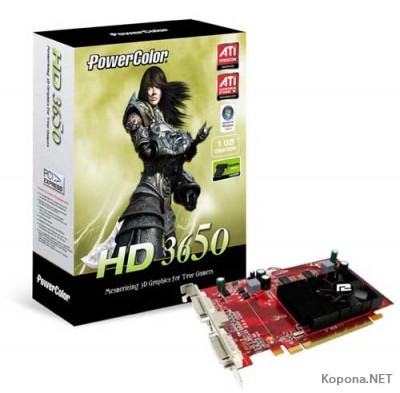 PowerColor HD 3650    DDR2  
