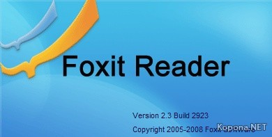 Foxit Reader 2.3 Build 2923 Professional