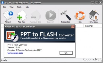 PowerPoint PPT to Flash Converter 2.2