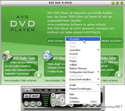 AVS DVD Player 2.4.4.141
