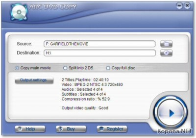 Arc DVD Copy v1.5.37