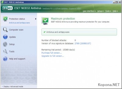 ESET NOD32 Antivirus Business Edition v3.0.669