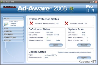 Ad-Aware 2008 7.1.0.8 Final (Free & Professional)