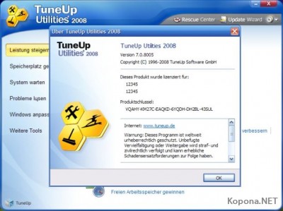 TuneUp Utilities 2008 v7.0.8005