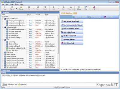 KLS Backup 2008 Professional v4.0.0.0