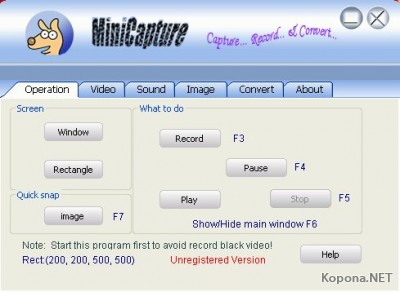 MiniCapture v5.0.0.1001