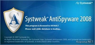 Systweak AntiSpyware 2008 v1.1.776.48