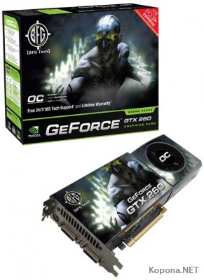 GeForce GTX 280  GeForce GTX 260    BFG