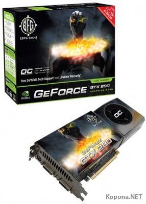 GeForce GTX 280  GeForce GTX 260    BFG