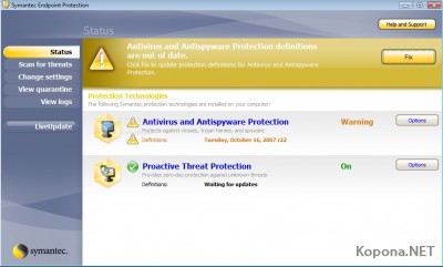 Symantec Endpoint Protection v11.0.3001.2224