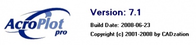 CADzation AcroPlot Pro v7.1 2008.06.23