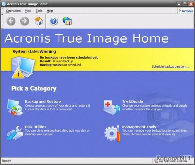 Acronis True Image 11 Build 8081 Home