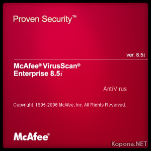 McAfee VirusScan Enterprise 8.5.0i patch 6.1