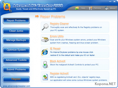 Advanced PC Tweaker 2008 v4.0