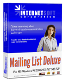 InternetSoft Mailing List Deluxe v6.50 Retail