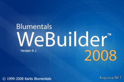 Blumentals WeBuilder 2008 v9.1.0.98 Retail