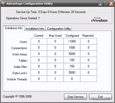 Advantage Database Server v9.0