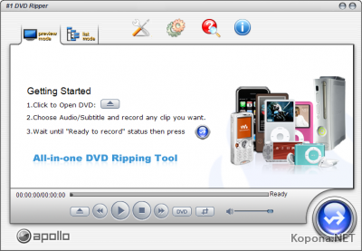 Apollo #1 DVD Ripper 8.0.4