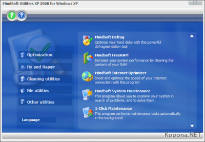 MindSoft Utilities XP 9.80.2008.70