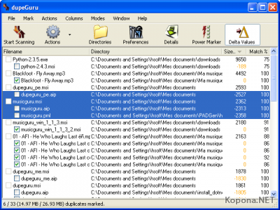 Hardcoded Software dupeGuru 2.6.1