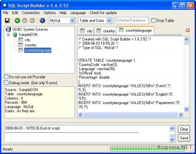 SQL Script Builder v2.1.0.10