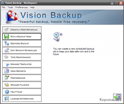 VisionWorks Vision Backup Enterprise v10.15.4