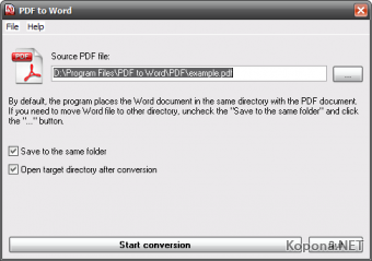 Quick-PDF PDF To Word Converter v1.0