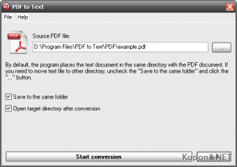 Quick-PDF PDF To Text Converter v1.0