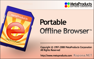 MetaProducts Portable Offline Browser v5.3.2932 SR1 Multilingual