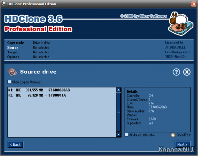 HDClone Professional v3.6.2