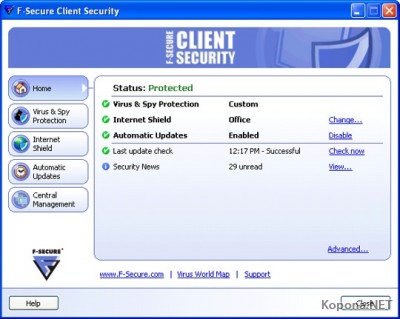 F-Secure Client Security v8.00.232