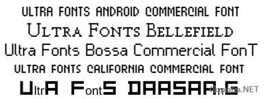 Ultra Fonts Commercial Fonts