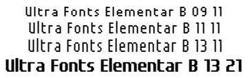 Ultra Fonts Elementar Family Commercial Fonts
