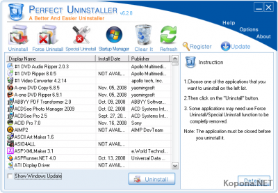 Perfect Uninstaller v6.3.2.7