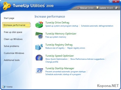 TuneUp Utilities 2009 v8.0.1100