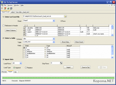 Withdata Software XlsToSql v1.2.1.11