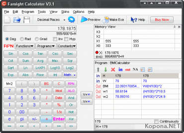 Farsight Calculator v3.5