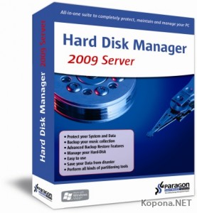 Paragon Hard Disk Manager 2009 Server Edition FOSI