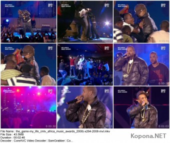 The Game - My Life (Mtv Africa Music Awards 2008) - x264 (2008)