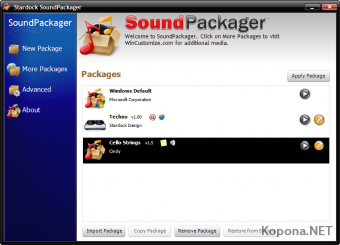 Stardock SoundPackager v1.2