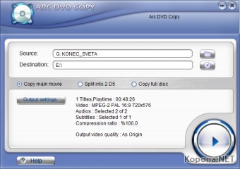 Arc DVD Copy v1.5.43