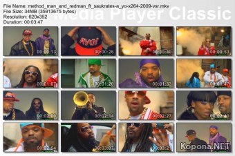 Method Man And Redman Ft Saukrates - A Yo - x264 (2009)