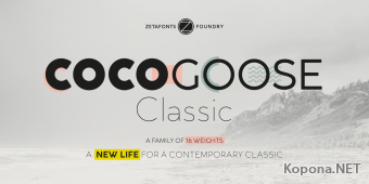 Шрифт Cocogoose Classic