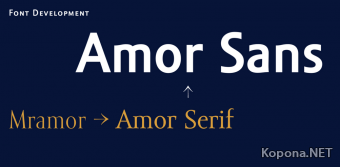Шрифт Amor